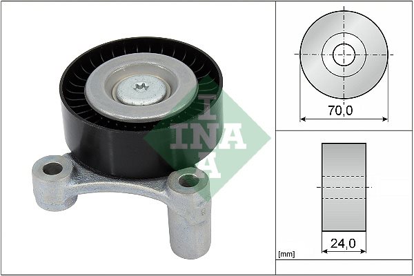Rolka zwrotna paska wieloklinowego do Volvo, 532 1002 10, INA w ofercie sklepu e-autoparts.pl 